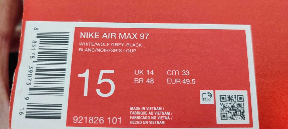 Nike Air Max 97 nowe 49,5