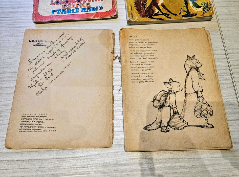 Zestaw 3 książek retro - Tuwim Brzechwa Konopnicka - bajki, wiersze
