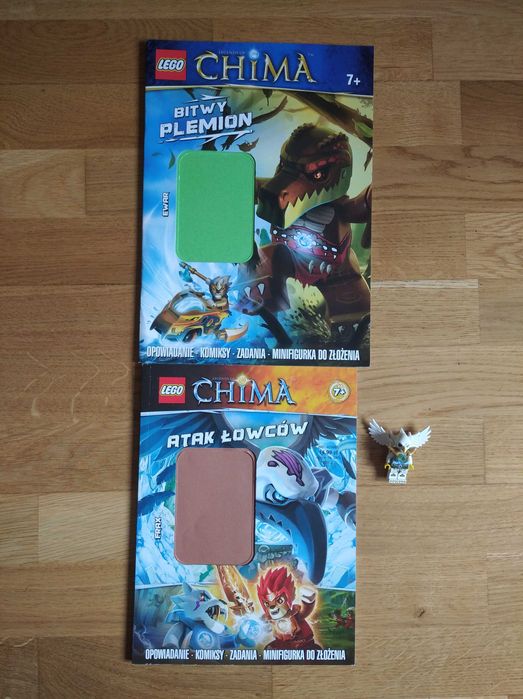 Lego Chima figurka + 2 książki