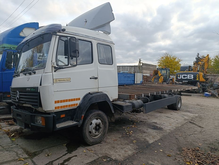 Mercedes benz 814, кабіна, рама, мости