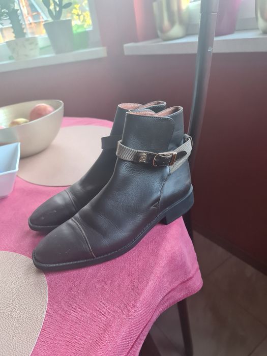Buty skórzane damsk9ie