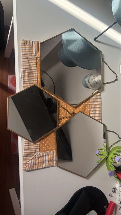 Conjunto de 3 espelhos novos