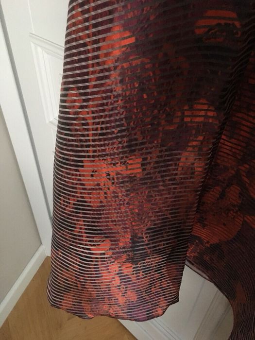 OKAZJA sukienka czerwona jedyna Evening Simple XS 34 Massimo Dutti