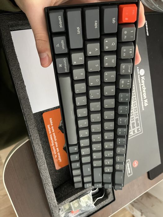 Клавіатура механічна keychron k6