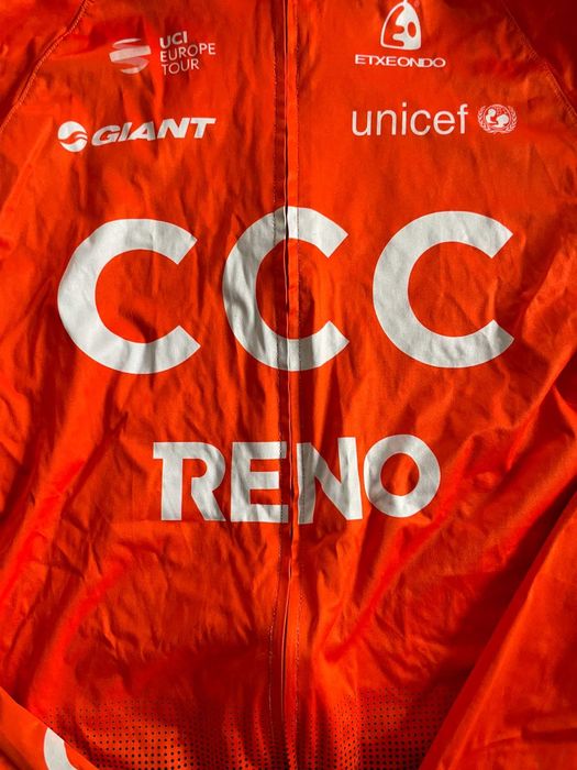 Odzież kolarska/kurtka przeciwdeszczowa CCC Reno marki ETXEONDO