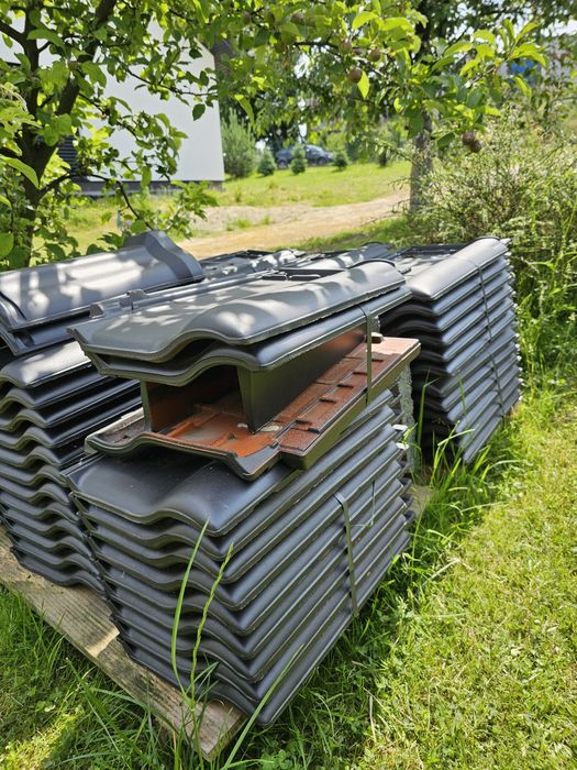Dachówka ceramiczna Braas Rubin 9v antracyt