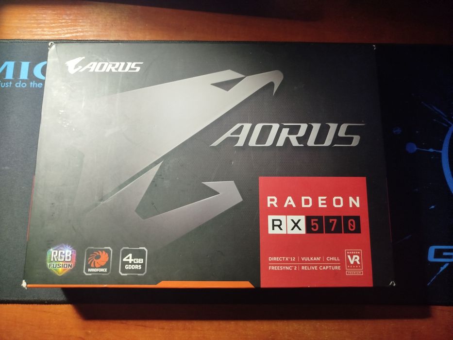 Видеокарта RX 570 AORUS 4GB