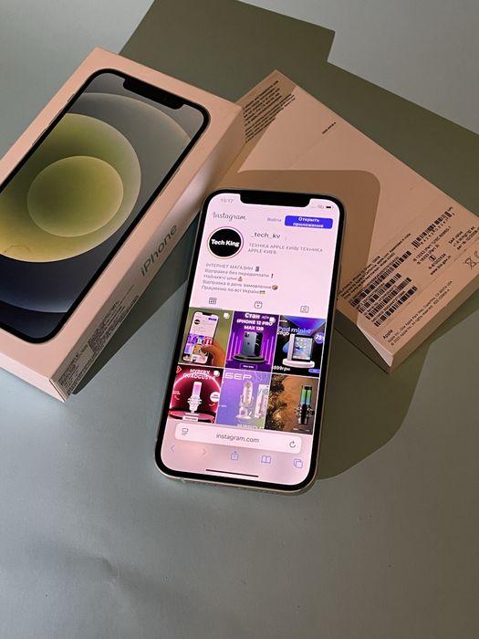 ГАРАНТIЯ Iphone 12 128 айфон 12 128