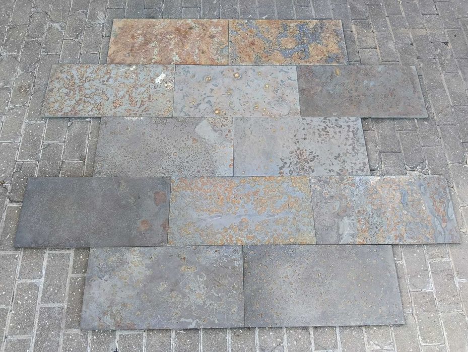Pedra natural Ardosia multicor Brasileira 22 metros quadrados