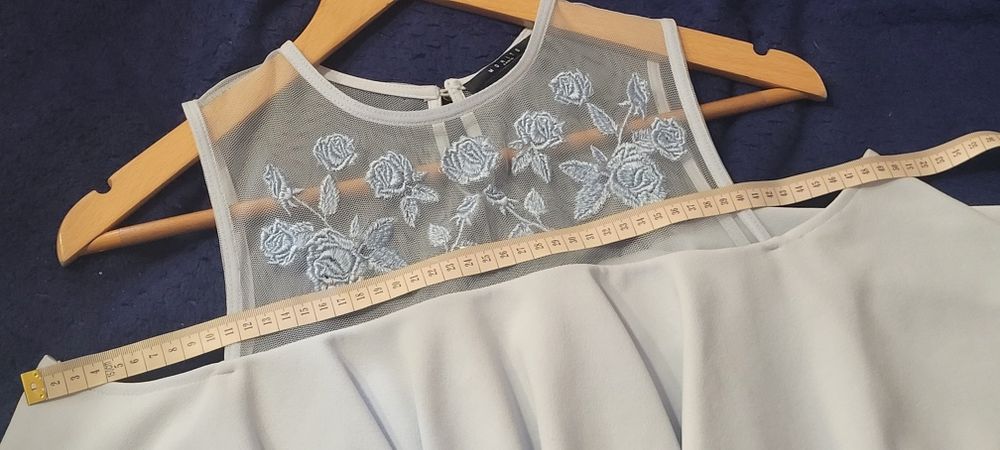 Jasnoniebieska sukienka Mohito