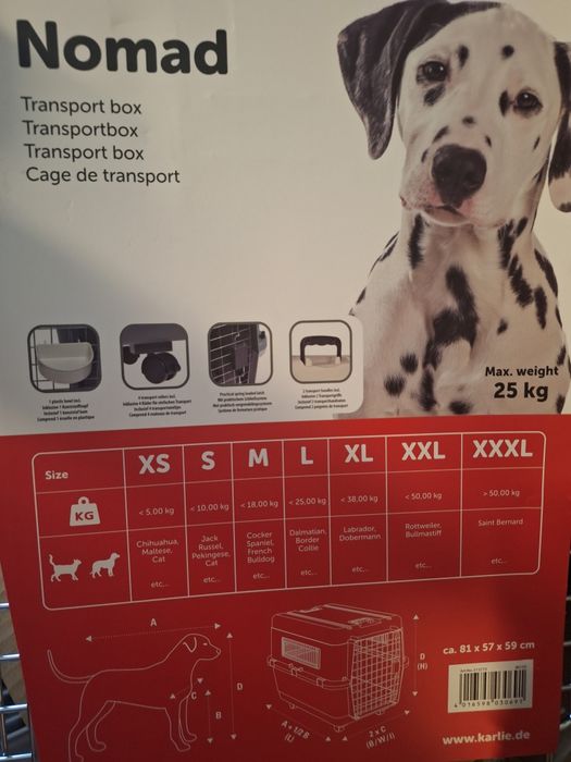 Transporter dla duzych psow karlie Nomad L