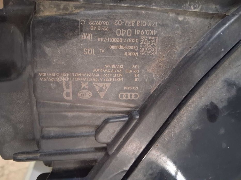 Farol Audi A6 C8 full led matrix