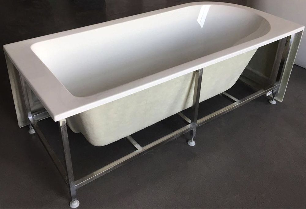 BRAIDER Wanna wolnostojąca narożna RESTIA LEWA 170 cm. Biała Akrylowa