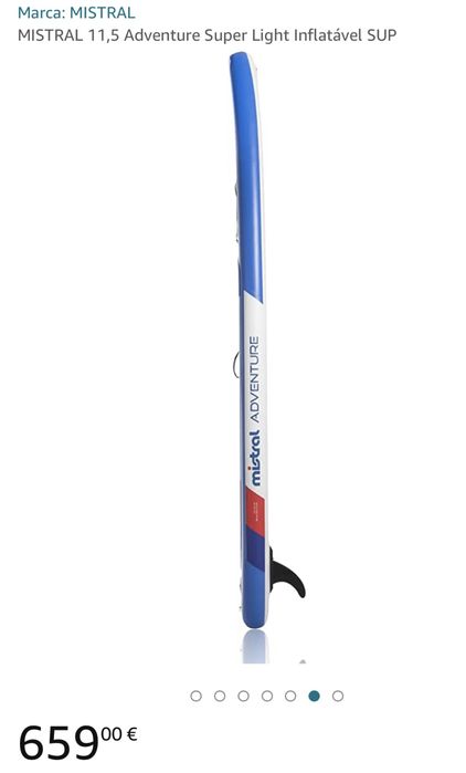 Prancha Paddle Mistral Sup Race 11,5 (nova)