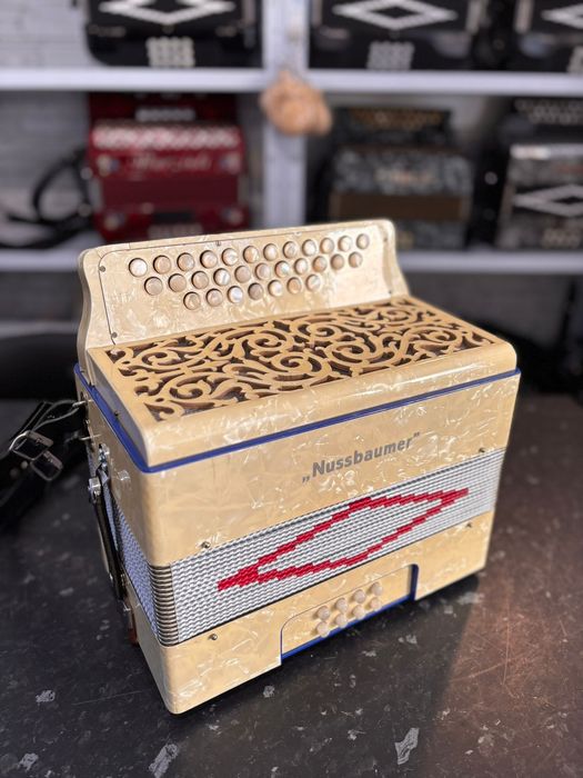 Concertina Nussbaumer La#Re#Sol# vozes bronze Stradella