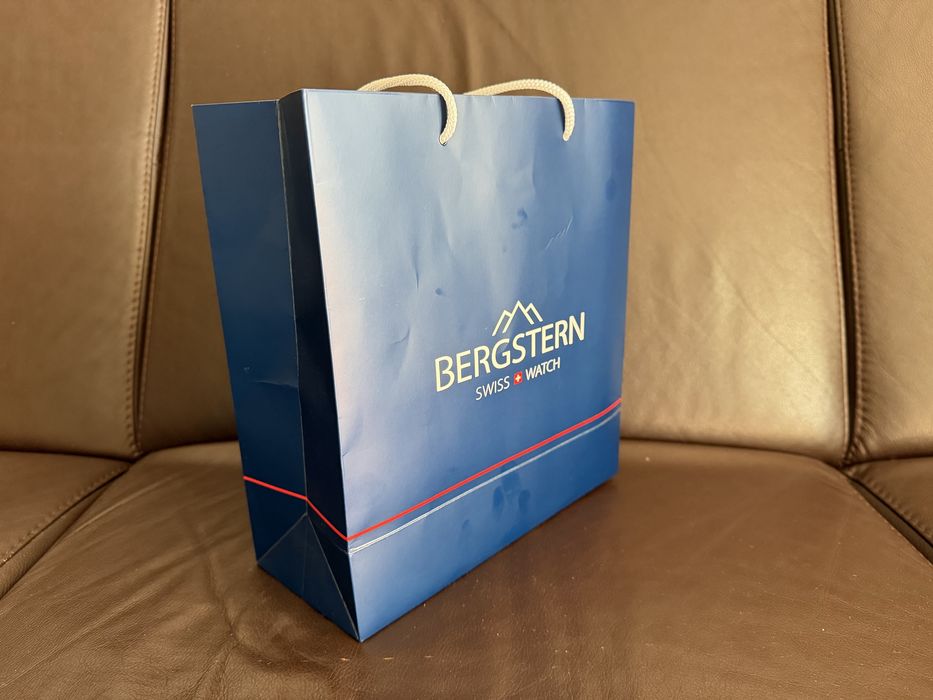 NOWY Bergstern Swiss Made | Sapphire | 10 ATM | skóra | komplet