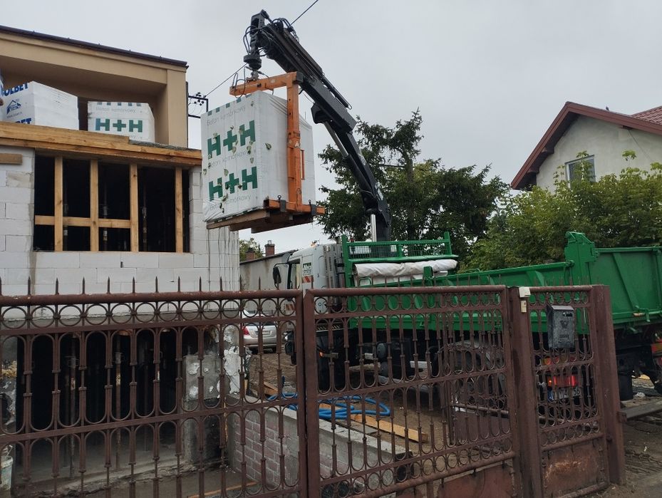 HDS wywrotka transport wywóz żuraw dźwig