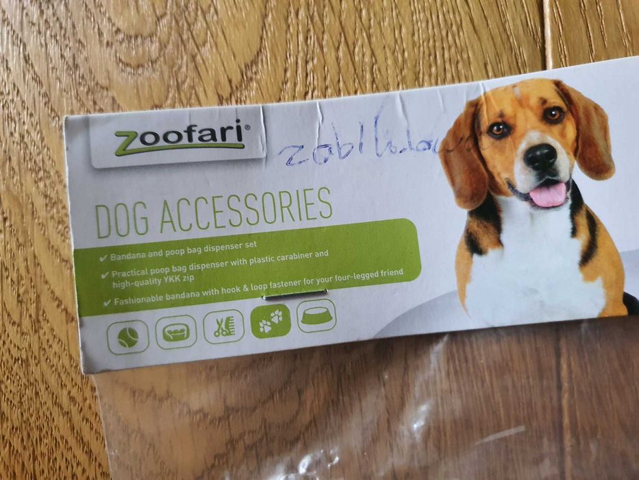 Zestaw dla psa - bandama+ woreczek na odchody/dyspenser