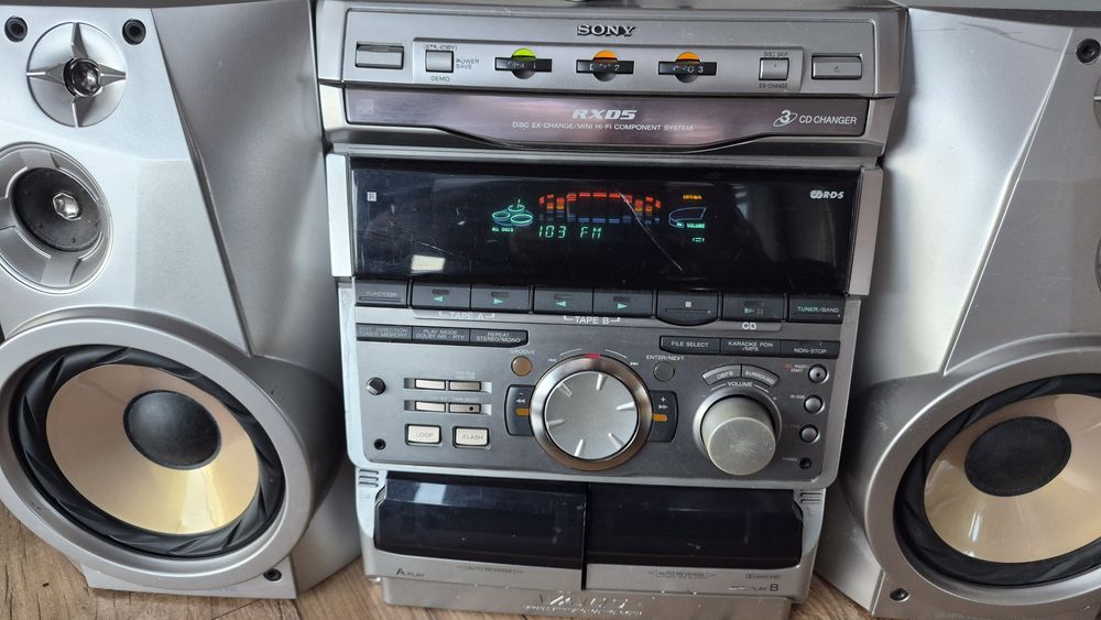 Wieża Sony RXD5, zestaw