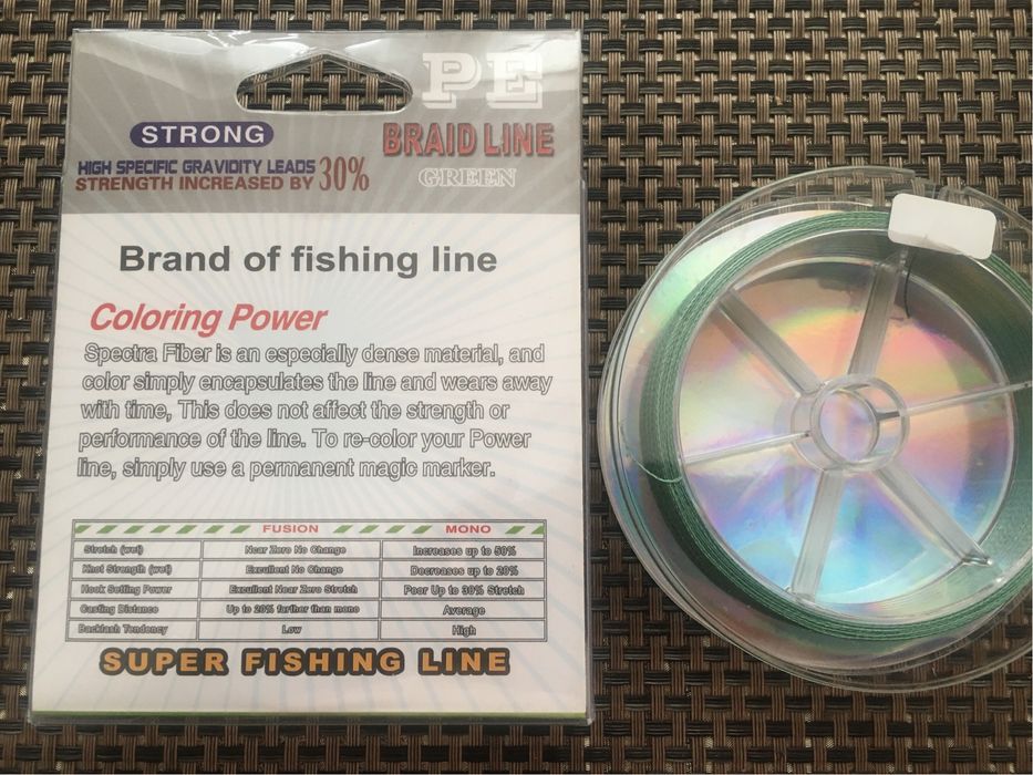 Рыболовный шнур плетенка 100 м Kaida