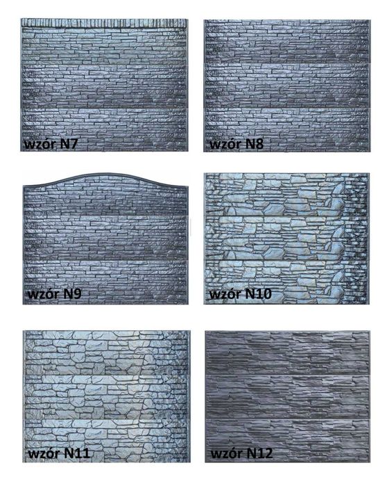 Ogrodzenie betonowe,palisadowe Nowoczesne/NOWOŚCI