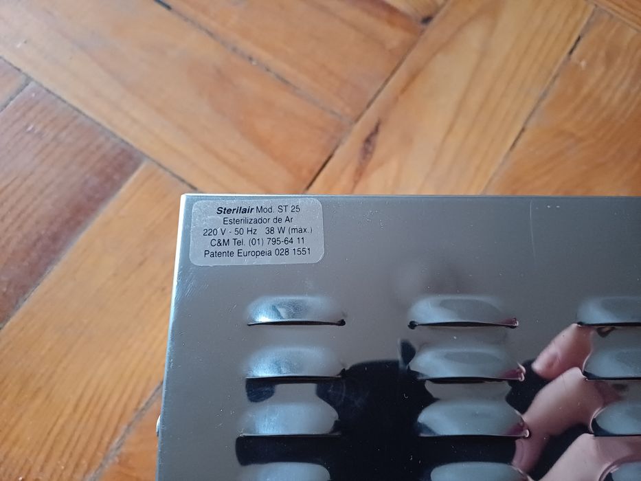 Esterilizador de Ar Sterilair ST 25 - Aço Inox (Antimofo e Antialérgic