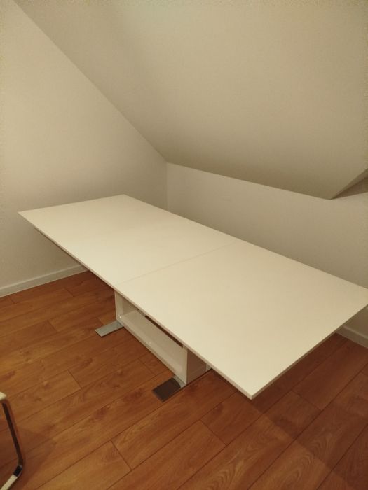 Stół rozkładany biały lakierowany 90x160 max 220