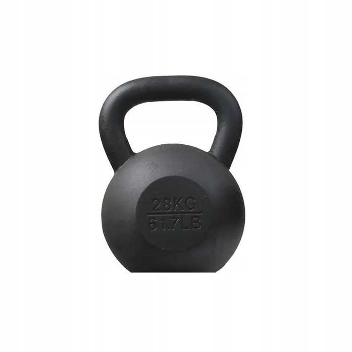 Kettlebell 28kg kettle żeliwny odważnik hantel kula do ćwiczeń Ł