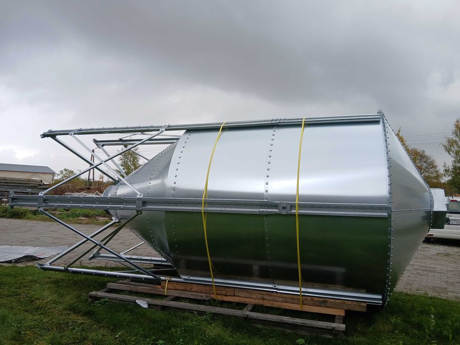NOWY silos paszowy 14,7 T - transport-polski producent - szybki termin