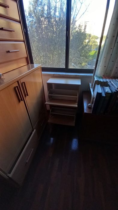 Movel Sapateira 2 gavetas 4 parteleiras