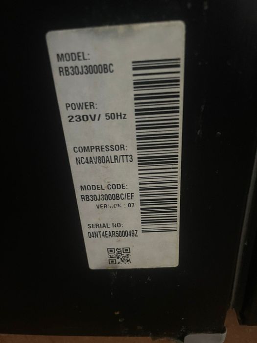 Lodówka zamrażarką Samsung