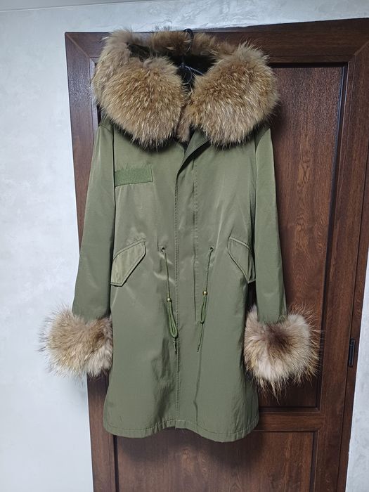 Парка з натуральним хутром