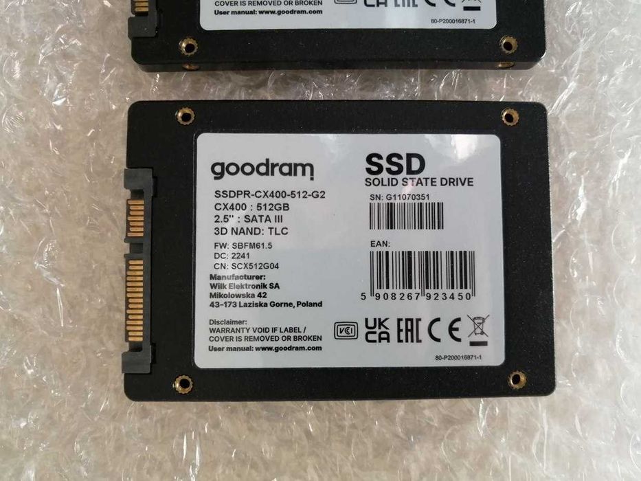 SSD диск Goodram 512GB 2.5" SATAIII