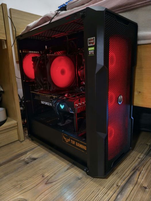 Mocny komputer gamingowy – Ryzen 7 5700X + RTX 3080 Ti 12 GB 32 GB RAM 1.5TB dyski TUF GAMING