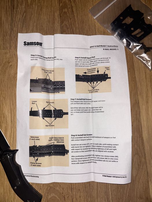 Обвіс, цівка на ак74