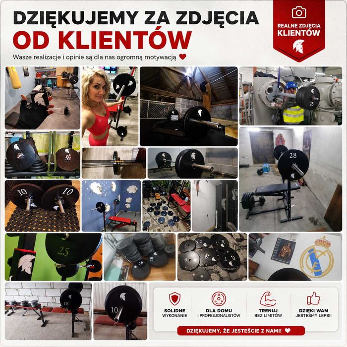 Obciążenie stalowe SPARTA | PEWNA WAGA