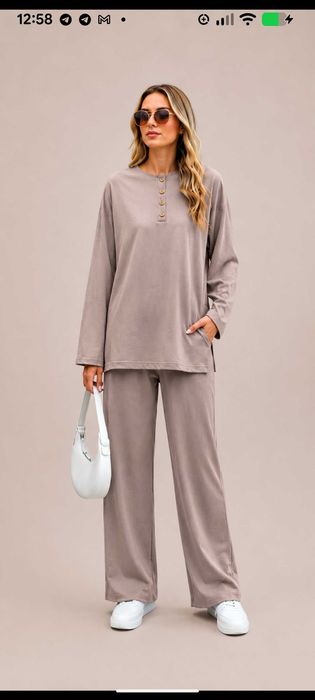 Жіночі теплі Костюми  oversize Reoria palazzo