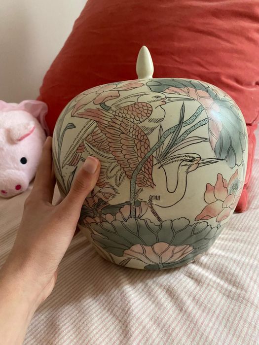 Pote Chinês com tampa