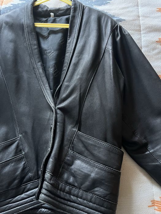 Casaco bomber T40 de pele legitima