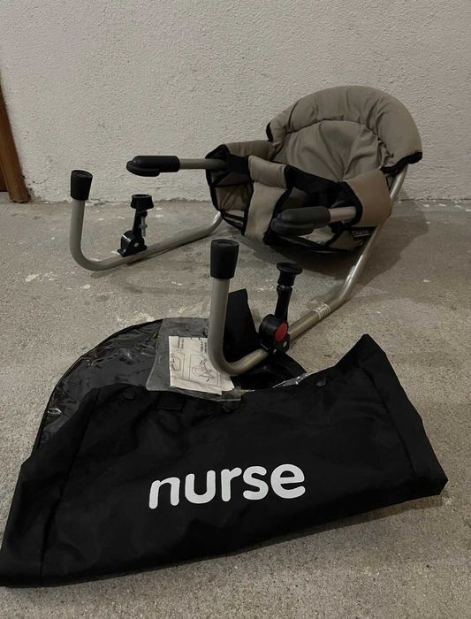 Cadeira papa bebé com saco viagem nova