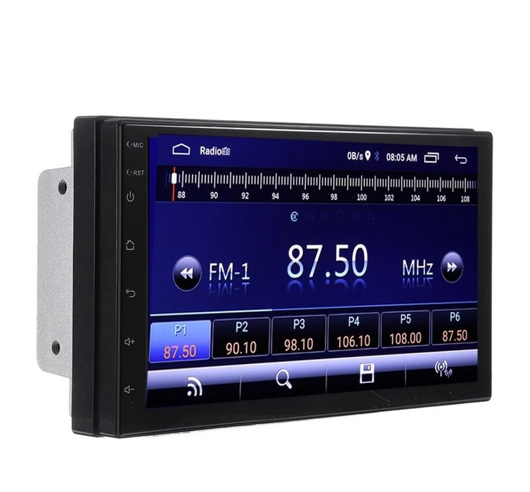 Rádio android 2din 7" com Wi-Fi GPS Bluetooth 4/64GB memória + câmara