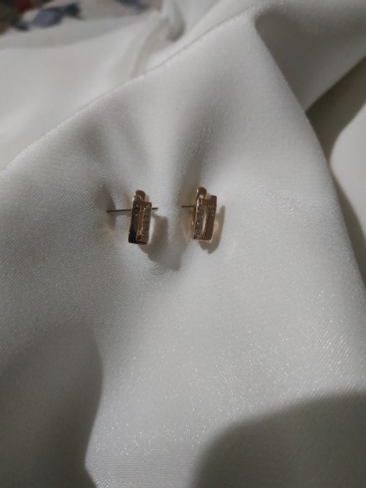 Серьги золото новые
