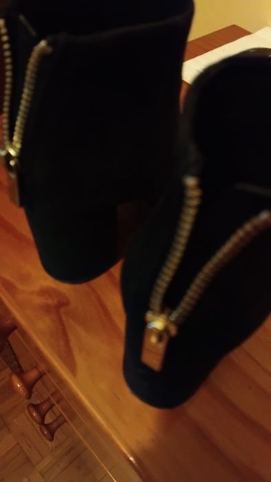 Botins pretos pull&bear