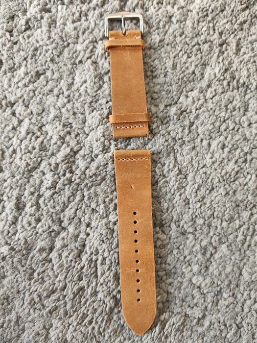 Bracelete couro genuíno Heritage Oiled Sienna