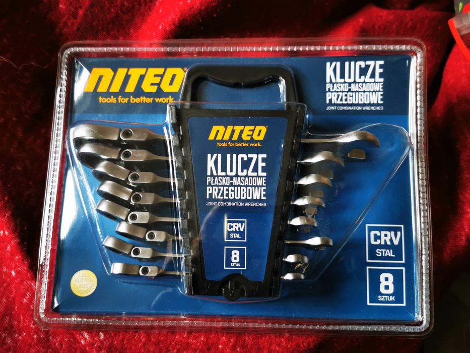 Niteo klucze płasko-nasadowe 8szt, Kinzo klucze 21 części, Top Tools 2