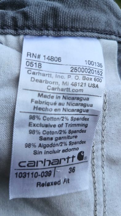 Шорти Carhartt Rugged Flex розмір 36
