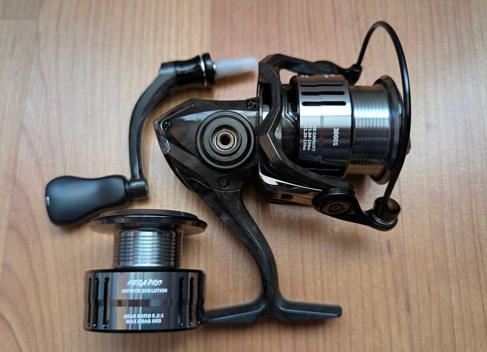 Катушка Bearking Hera Pro 3000S бесконечник Апгрейд 210 грамм Доп шпуля