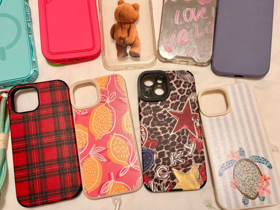 Capas para iPhone 15 – Novas e Usadas (10 unidades)