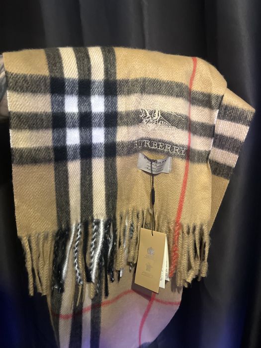 Szalik Burberry Beżowy