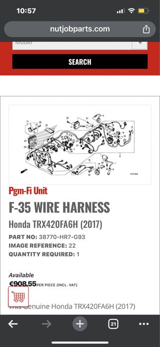 Honda rancher  trx 420  quad trx 420FA6, FA5 cdi ecu moduł